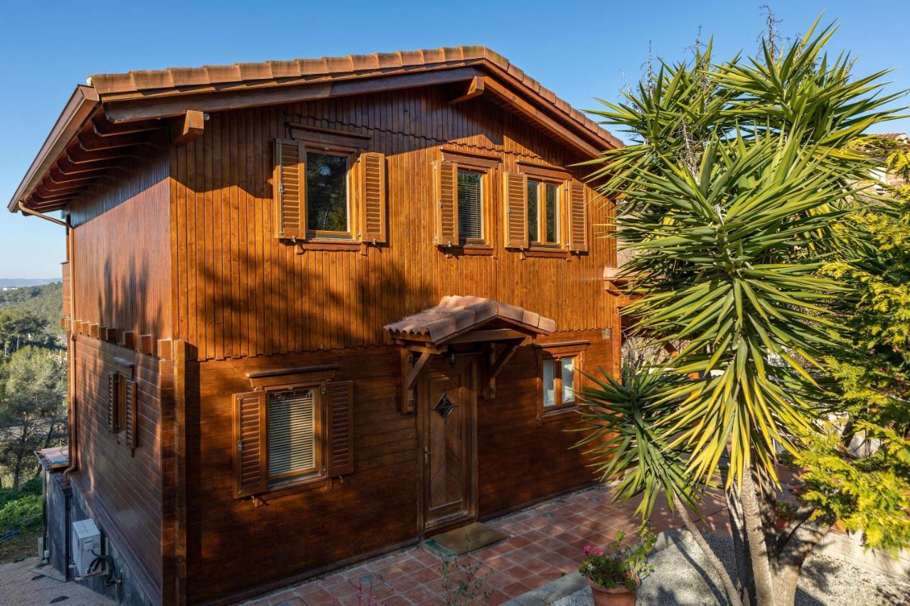Casa De Madera En Calafell Villa Exterior photo